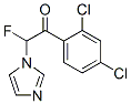 Ethanone,  1-(2,4-dichlorophenyl)-2-fluoro-2-(1H-imidazol-1-yl)- Struktur