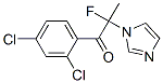 1-Propanone,  1-(2,4-dichlorophenyl)-2-fluoro-2-(1H-imidazol-1-yl)- Struktur