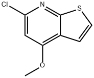 6-CHLORO-4-METHOXYTHIENO[2,3-B]PYRIDINE Struktur