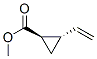 Cyclopropanecarboxylic acid, 2-ethenyl-, methyl ester, (1R,2S)- (9CI) Struktur