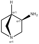 2R-1-Aza-bicyclo[2.2.1]hept-2-ylamine Struktur