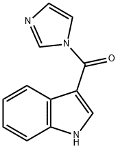 1-(1H-INDOL-3-YLCARBONYL)-1H-IMIDAZOLE, Struktur