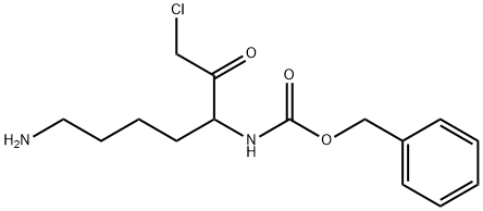 7-amino-3-benzyloxycarbonylamino-1-chloroheptan-2-one Struktur