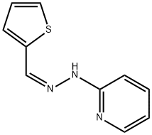 2-Thiophenecarbaldehyde (Z)-(pyridin-2-yl)hydrazone Struktur