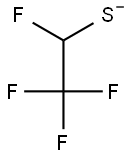 TRIFLUOROMETHYLFLUOROMETHANESULFIDE Struktur