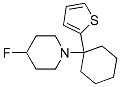 4-fluoro-1-(1-(2-thienyl)cyclohexyl)piperidine Struktur