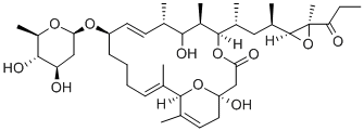 3'-O-Decarbamoylirumamycin Struktur