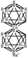 SODIUM COBALTICARBORANE Struktur