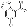 7-Benzofurancarbonyl chloride, 5-chloro- (9CI) Struktur