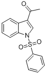 3-ACETYL-1-(PHENYLSULFONYL)INDOLE Struktur