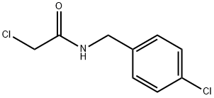 2-CHLORO-N-(4-CHLOROBENZYL)ACETAMIDE Struktur