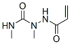 2'-methyl-2'-(N-methylcarbamoyl)acrylohydrazide Struktur