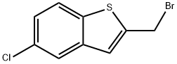 2-(Bromomethyl)-5-chloro-1-benzothiophene Struktur