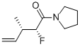 Pyrrolidine, 1-(2-fluoro-3-methyl-1-oxo-4-pentenyl)-, (R*,S*)- (9CI) Struktur