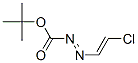 Diazenecarboxylic acid, (2-chloroethenyl)-, 1,1-dimethylethyl ester, (E,)- (9CI) Struktur