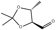 1,3-Dioxolane-4-carboxaldehyde, 2,2,5-trimethyl-, (4S,5R)- (9CI) Struktur