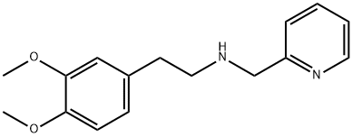 [2-(3,4-DIMETHOXY-PHENYL)-ETHYL]-PYRIDIN-2-YL-METHYL-AMINE Struktur