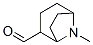 8-Azabicyclo[3.2.1]octane-2-carboxaldehyde, 8-methyl-, exo- (9CI) Struktur