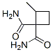 1,1-Cyclobutanedicarboxamide,  2-methyl- Struktur