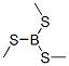 trimethyl trithioborate Struktur