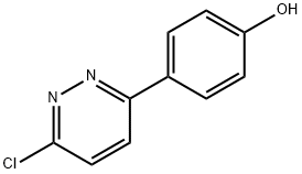 3-CHLORO-6-(4-HYDROXYPHENYL)-PYRIDAZINE Struktur