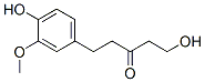 5-Hydroxy-1-(4-hydroxy-3-methoxyphenyl)-3-pentanone Struktur