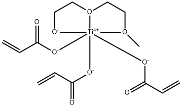 TITANIUM TRIACRYLATE METHOXYETHOXYETHOXIDE Struktur