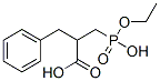 2-benzyl-3-(O-ethylphosphono)propionic acid Struktur