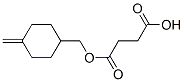 [(4-methylenecyclohexyl)methyl] hydrogen succinate Struktur