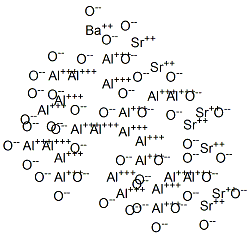 tetracosaaluminium barium heptastrontium tetratetracontaoxide  Struktur