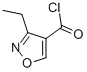 4-Isoxazolecarbonyl chloride, 3-ethyl- (9CI) Struktur