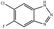 6-CHLORO-5-FLUOROBENZOTRIAZOLE Struktur