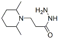 3-(2,6-Dimethyl-piperidin-1-yl)-propionic acid hydrazide Struktur