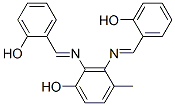 2-bis((2-hydroxyphenylmethylene)amino)methylphenol Struktur