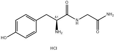 H-TYR-GLY-NH2 HCL Struktur