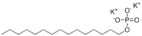 dipotassium pentadecyl phosphate Struktur