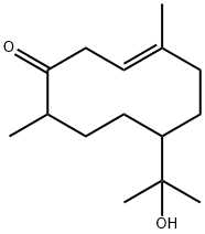 7-(1-Hydroxy-1-methylethyl)-4,10-dimethyl-3-cyclodecen-1-one Struktur