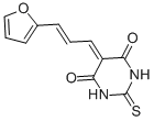 5-[(2E)-3-(2-FURYL)PROP-2-EN-1-YLIDENE]-2-THIOXODIHYDROPYRIMIDINE-4,6(1H,5H)-DIONE Struktur