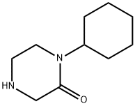 Piperazinone, 1-cyclohexyl- (9CI) Struktur