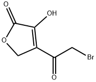 2(5H)-Furanone, 4-(bromoacetyl)-3-hydroxy- (9CI) Struktur