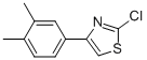 2-CHLORO-4-(3,4-DIMETHYLPHENYL)THIAZOLE Struktur