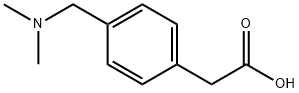 4-[(DIMETHYLAMINO)METHYL]-BENZENEACETIC ACID Struktur