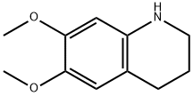 6,7-dimethoxy-1,2,3,4-tetrahydroquinoline Struktur