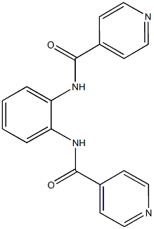 N-[2-(isonicotinoylamino)phenyl]isonicotinamide Struktur