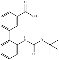 2'-TERT-BUTOXYCARBONYLAMINO-BIPHENYL-3-CARBOXYLIC ACID Struktur