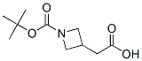 1-Boc-3-Carboxymethyl-azetidine Struktur