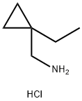 (1-Ethylcyclopropyl)methanamine hydrochloride Struktur