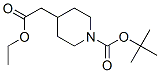 1-Boc-4-Piperidine Acetic Acid Ethyl Ester Struktur