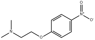 4-(2-N,N-Dimethylaminoethoxyl)-1-nitrobenzene Struktur