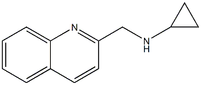 N-(quinolin-2-ylmethyl)cyclopropanamine Struktur